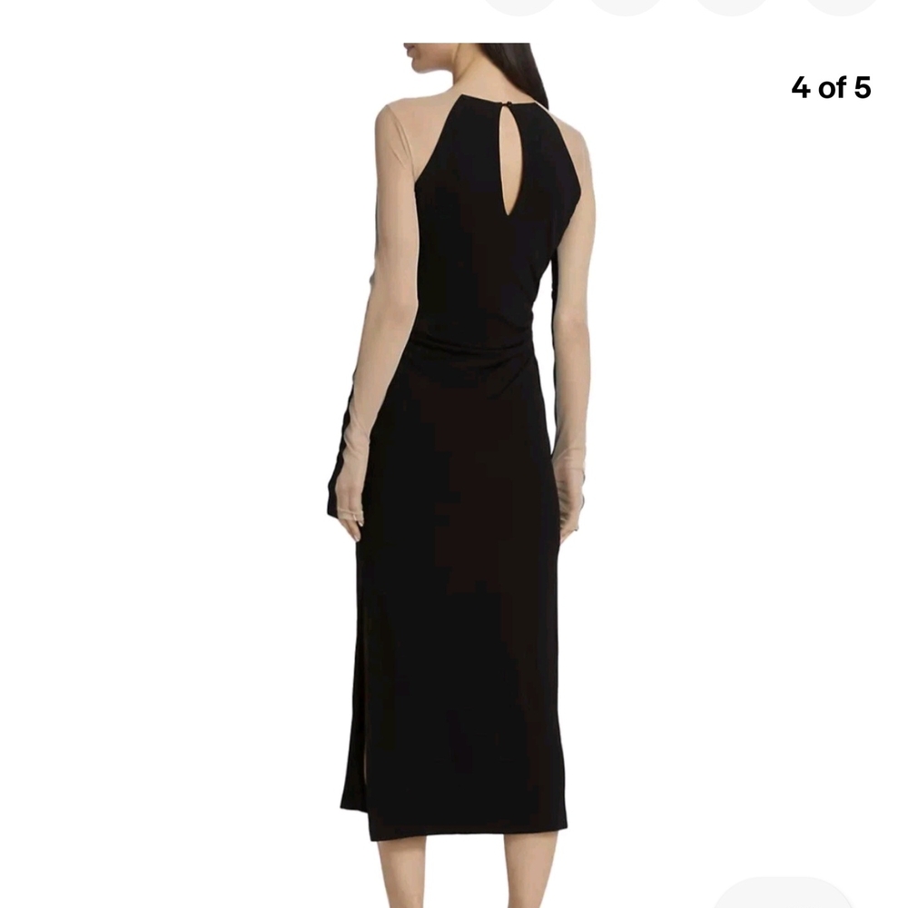 Helmut Lang Black Backless Dress